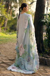 Unstitched 3-PC Embroidered Lawn Garden Of Eve By Raeesa Premium - Evah_B